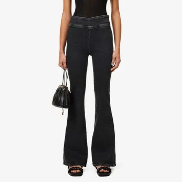 FRAME The Jetset Flared-Leg Stretch-Denim Blend Jeans in Cyrus